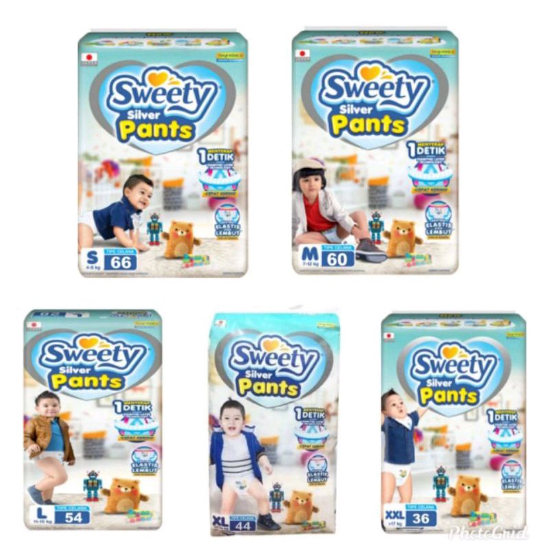 Swetty Silver Pants S32 / S66 / M30 / M60 / L28 / L54 / XL26 / XL44 / XXL24 / XXL36 Swetty Silver Pa