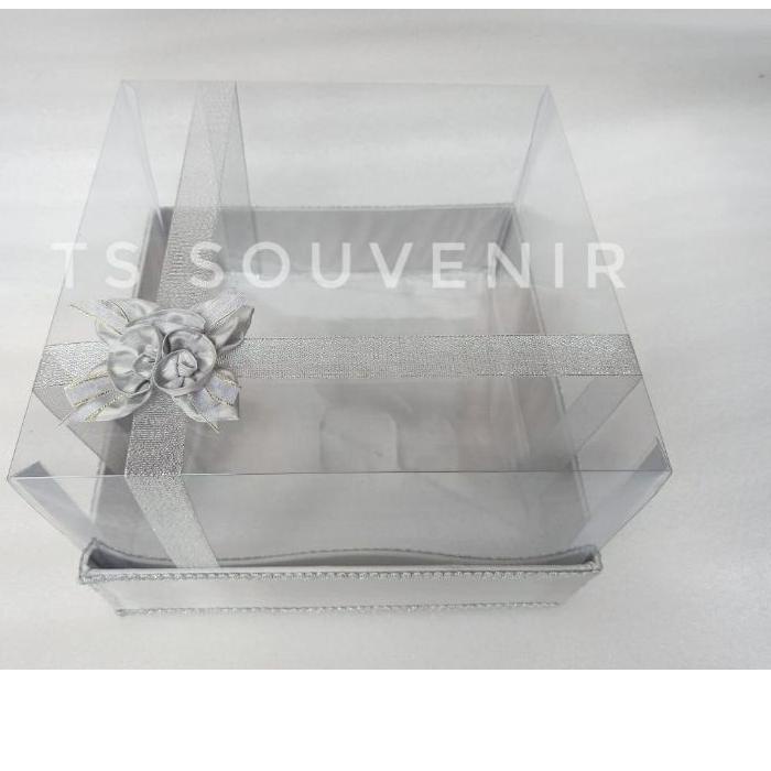 

kotak hantaran satuan mika model list pita ukuran 30*30*20 ✔