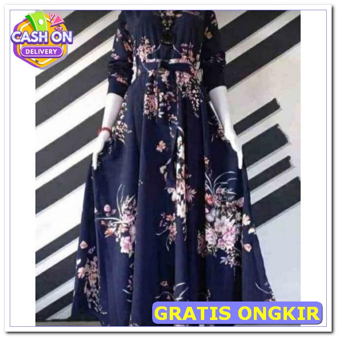 Pakaian Wanita Muslimah Fashion Muslim Remaja Import Jumbo Gamis Syarii Gsmis Syar'I Games Murah Dre