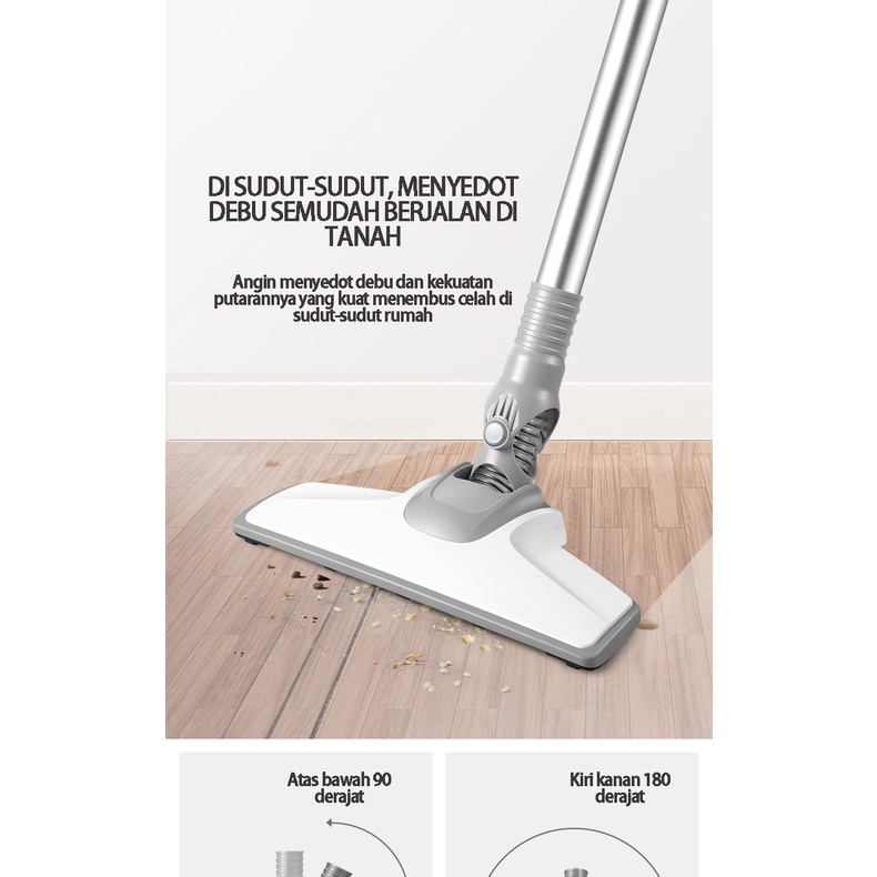 VBELL  vacuum cleaner genggam hapus tungau pembersih rumah tangga pembersih vertikal 2 in 1