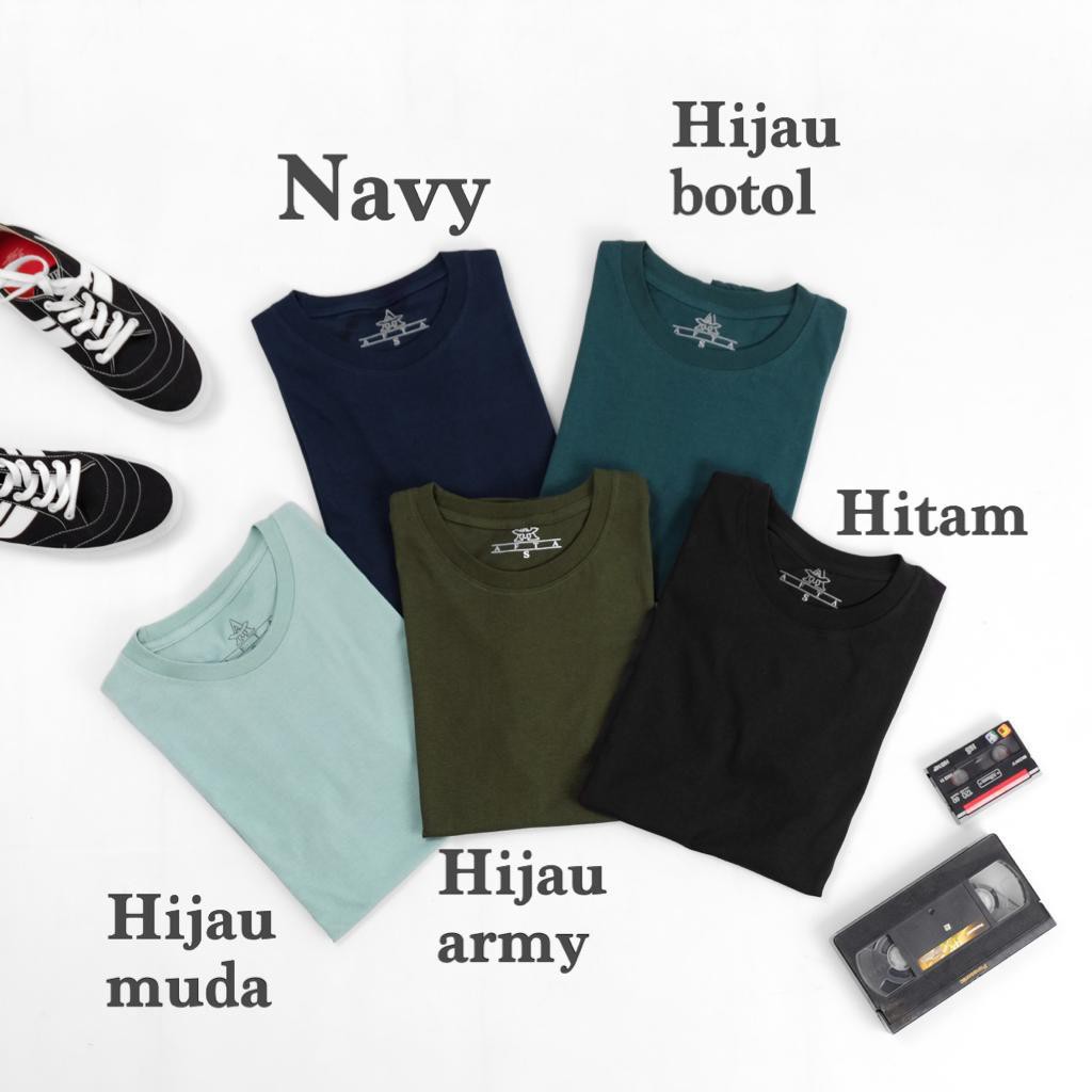 Owlet -  KAOS POLOS LENGAN PENDEK UNISEX
