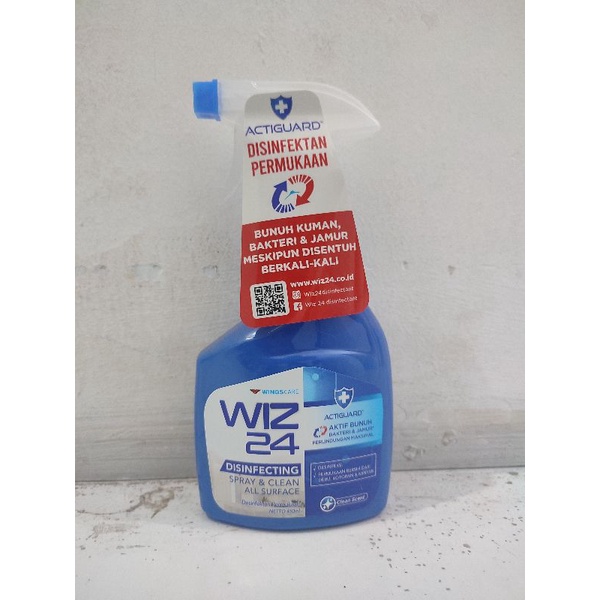 WIZ 24 disinfectant Spray & Clean 450ml