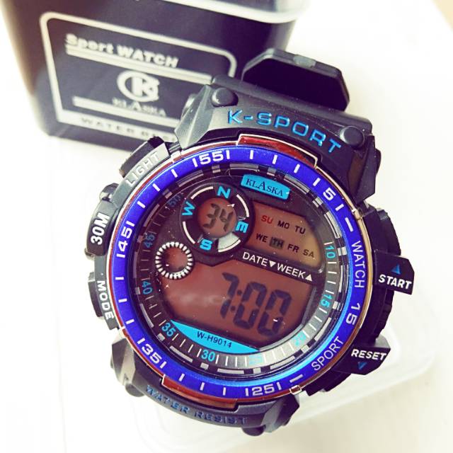 Jam tangan pria sport free Box