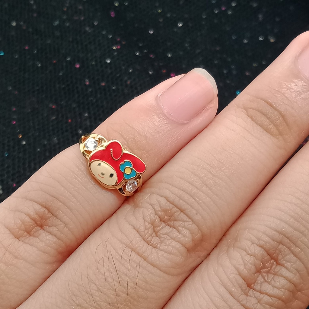 Cincin Anak Emas 17K - 1.1 gr Kadar 750 - 246