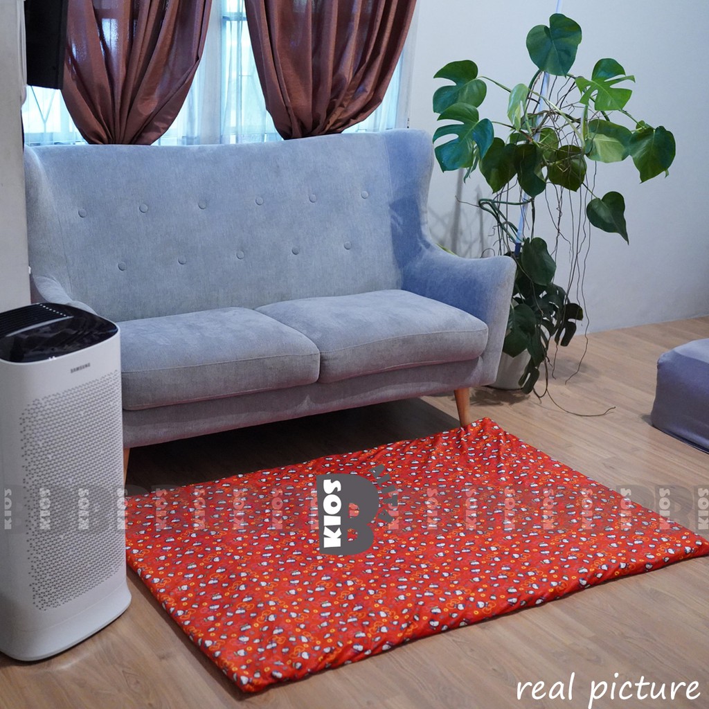 karpet motif bulu lembut premium tebal nyaman / karpet bulu karakter 160 x 100 cm set bantal guling