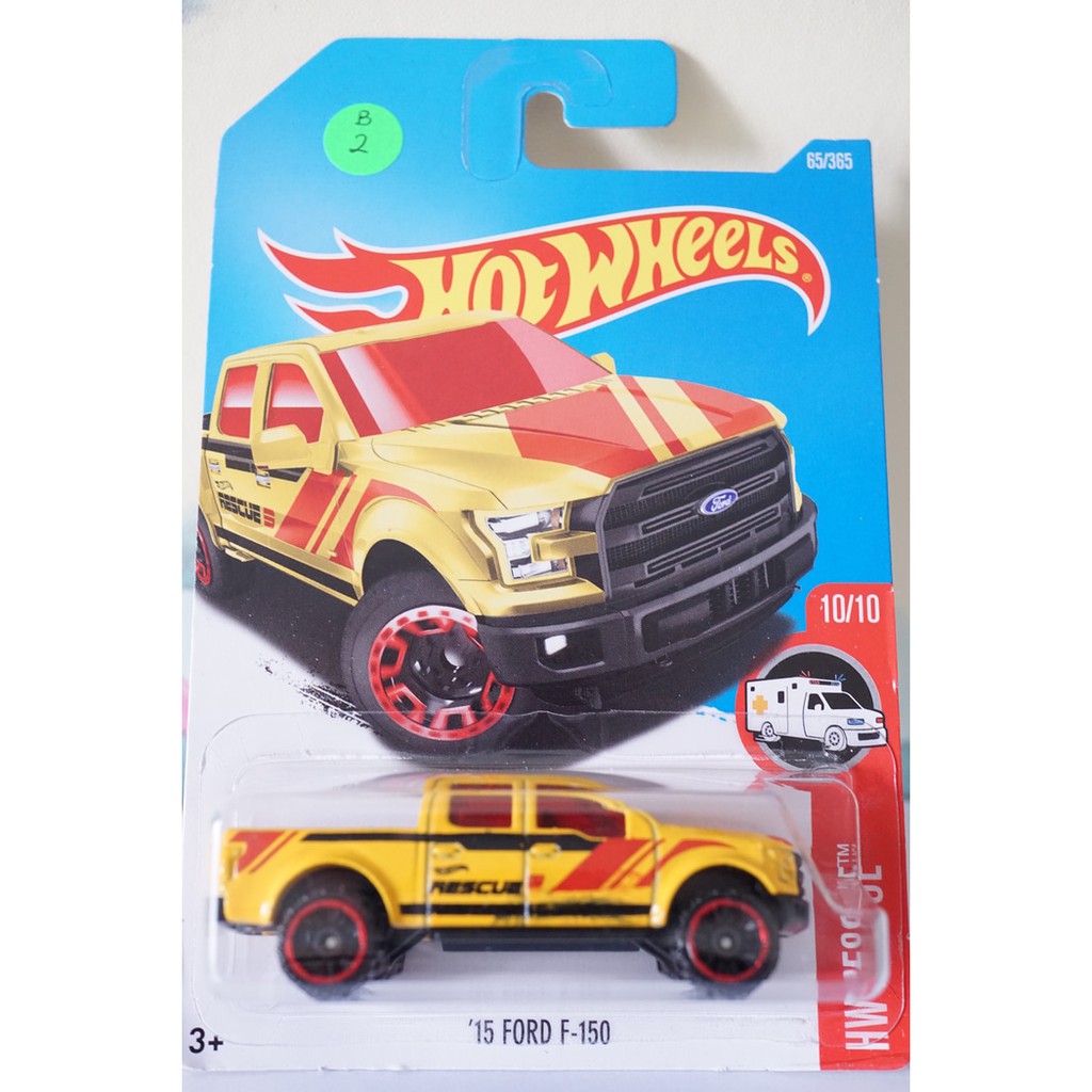B0002 HOT WHEELS   HOTWHEELS  15 FORD F 150 KUNING by WAWS