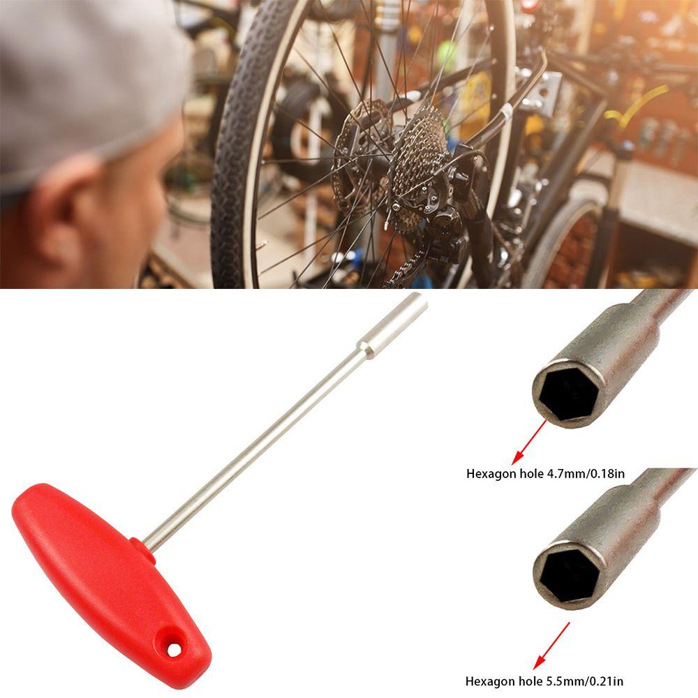 TOP Concealed Spoke Wrench Built-in Spoke Tool Wire Tensioner Perbaikan Bersepeda MTB