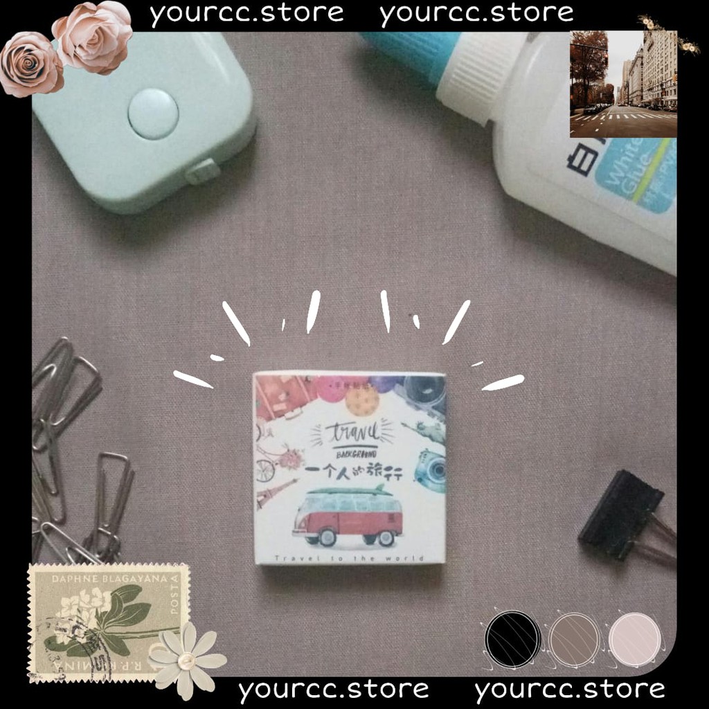 

45Pcs Stiker Desain Kawaii Aesthetic untuk Scrapbook / Jurnal / Diary