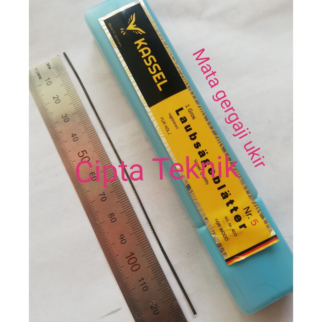 Mata Gergaji Ukir Kassel untuk kerajinan tangan Triplek Akrilik Acrylic