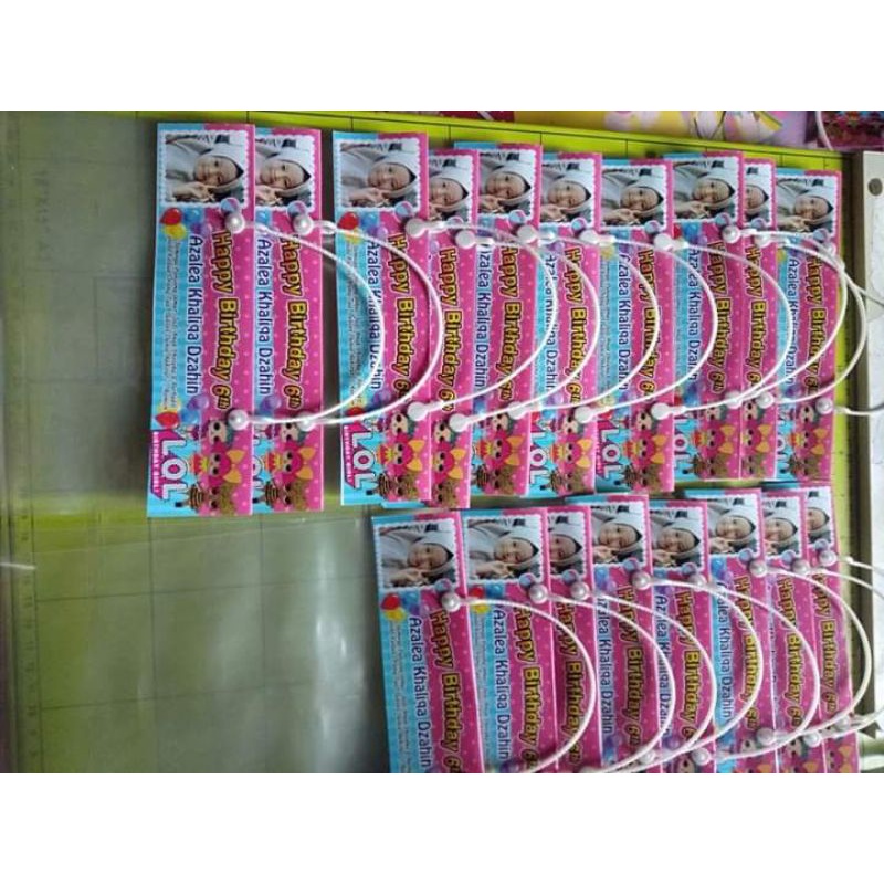 

LABEL BINGKISAN ULTAH CUSTOM 28X9CM