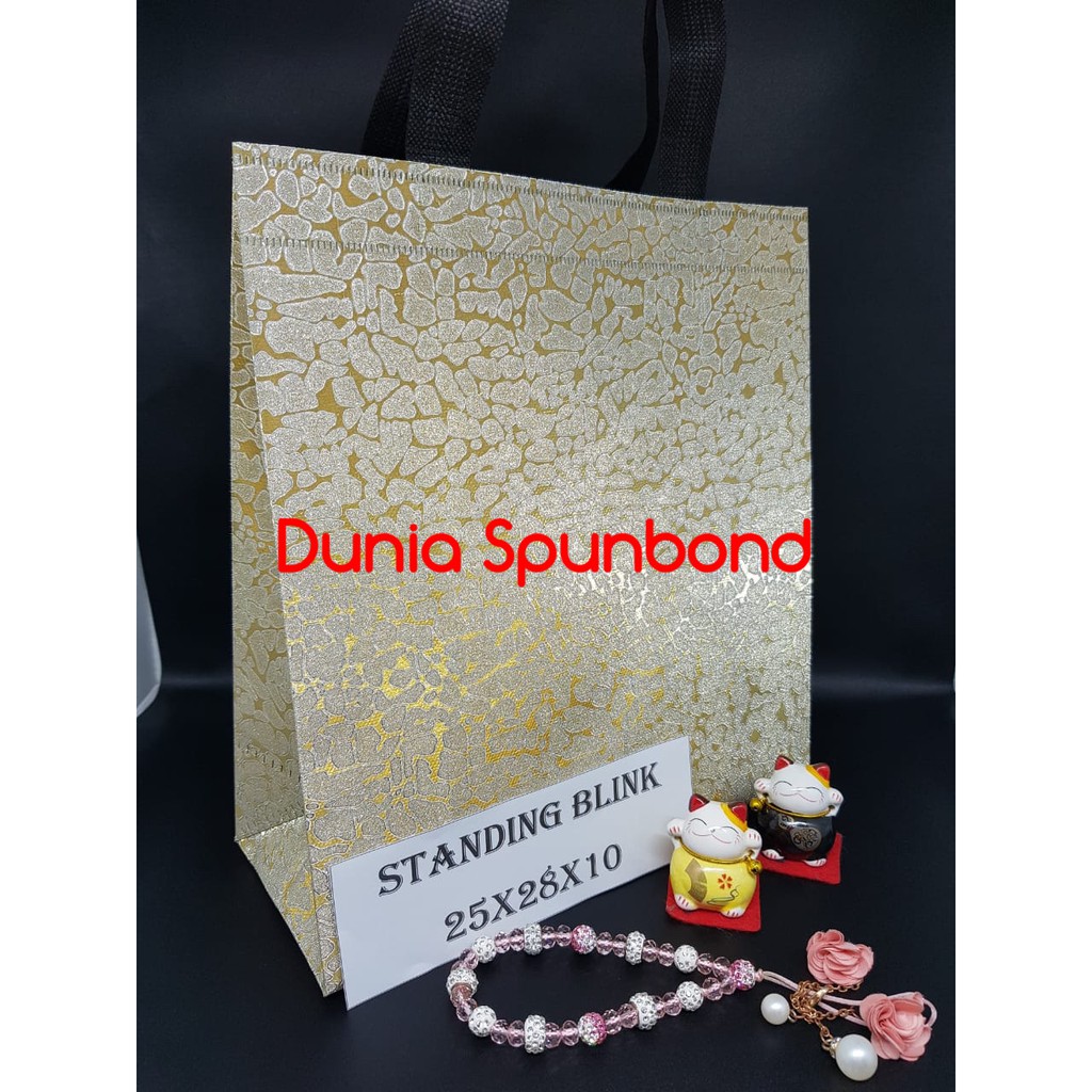 

Standing Blink Laminasi 25X28X10 Goodie Bag-Tas Kain Spunbond-Tas Furing-Tas Non Woven