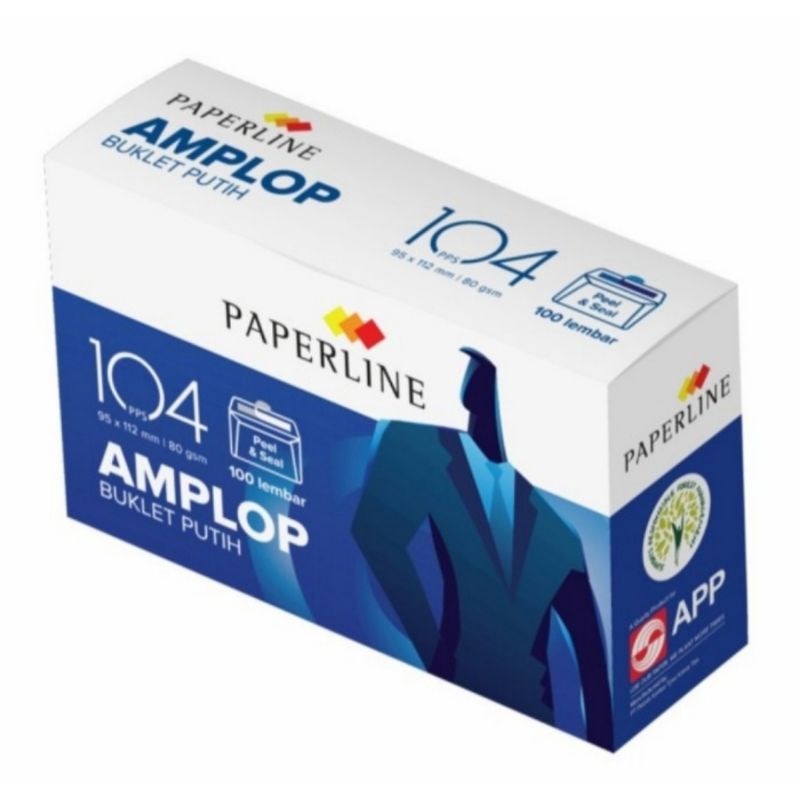 

Amplop putih Sedang 104 Paperline Seal