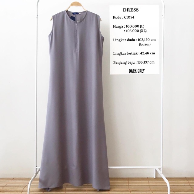 inner umbrella dress/ gamis lekbong busui CHG567 | CORDY-7