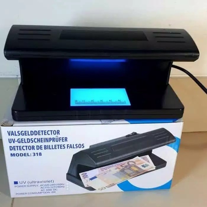 

Termurah Money Detector Model 318 Biru Lampu Uv Deteksi Uang Palsu Pengecek Uan