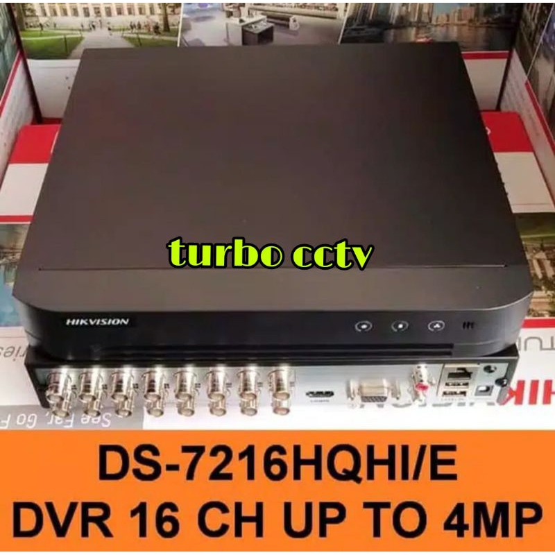 DVR Hikvision 16 Channel DS 7216 HQHI-K1 E Support Audio