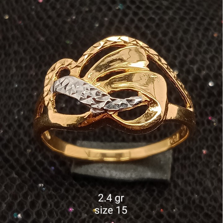 Cincin Emas 17K - 2.4 gr Kadar 750 - 1070