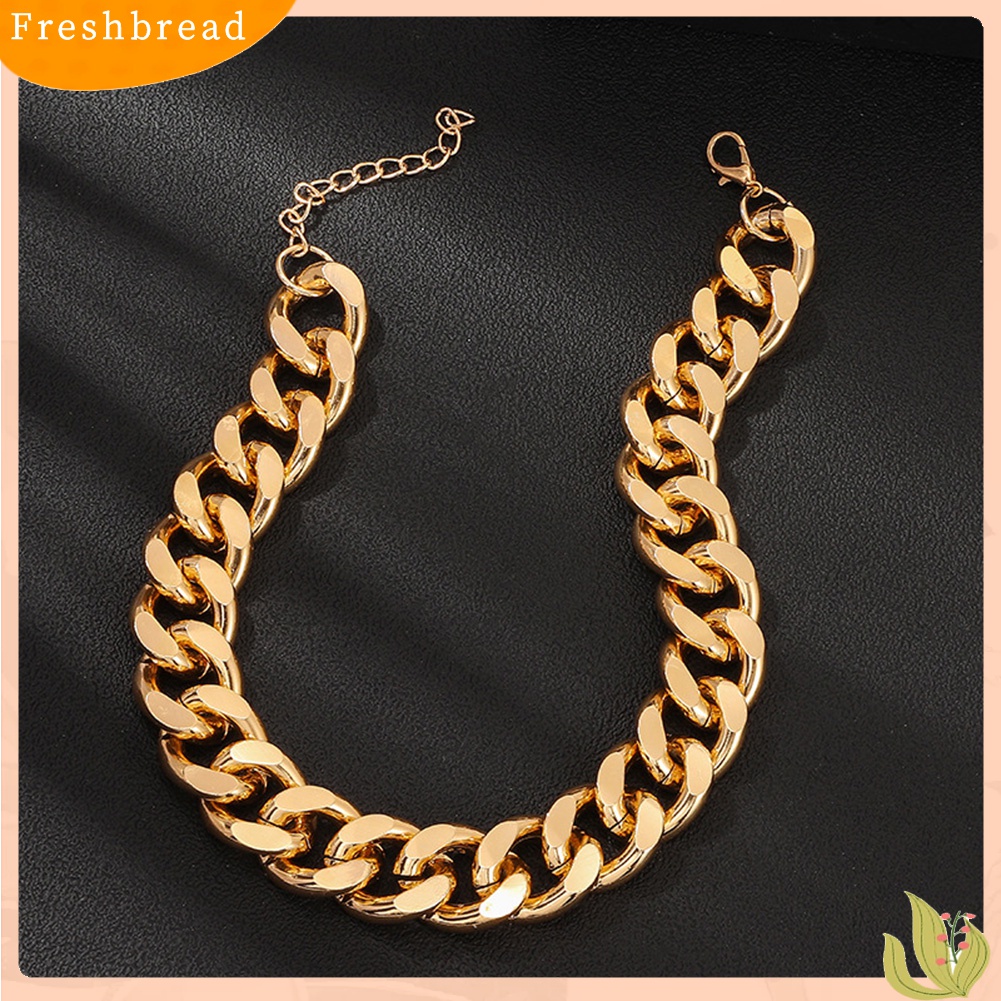 【Fresh】❀Unisex Thick Link Chain Short Necklace Hip Hop Party Club Statement Jewelry Gift