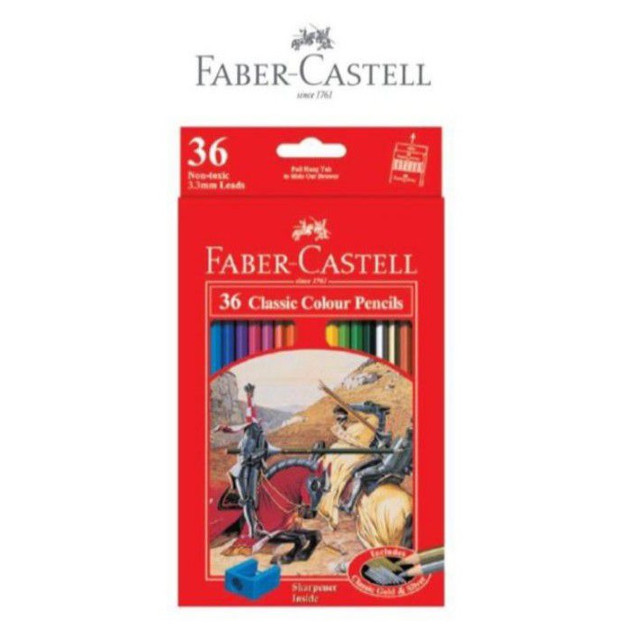 

Pensil Warna Faber Castell Classic 36 Warna / Pensil Warna Faber Castell 36 Warna Classic