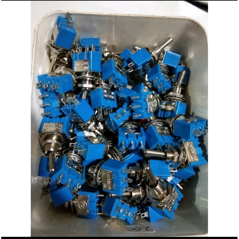 swit togel saklar togel 3 pin biru