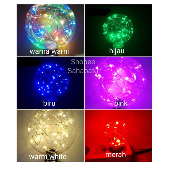 Lampu Dekor / Lampu Hias / lampu Selfi / Lampu Cafe / Lampu Bar / Lampu panggung / Lampu taman / Lampu Tidur / Lampu Dekorasi LED WARNA