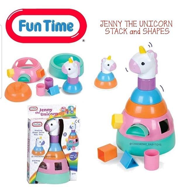 FUNTIME UNICORN "JENNY" STACK AND SHAPES - TINKY3030