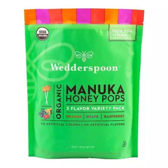 

Wedderspoon Organic Manuka Honey Pop (24 Pops)