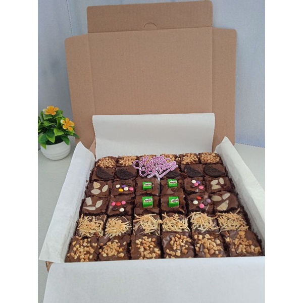 

Fudgy Brownies Sekat