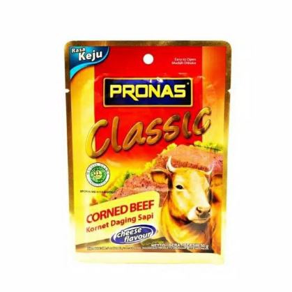 Pronas Corned Beef Keju Cheese 50gr - Halal