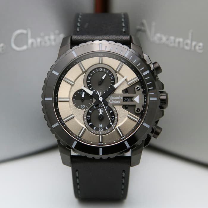 JAM TANGAN PRIA ALEXANDRE CHRISTIE AC 6527 LEATHER ORIGINAL GARANSI RESMI 1 TAHUN