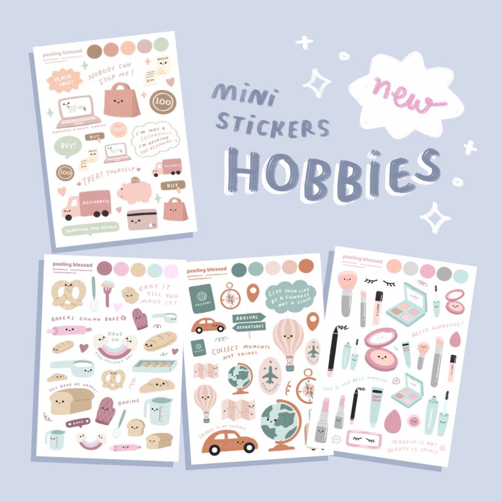 

Hobby Series Mini Sticker Sheet