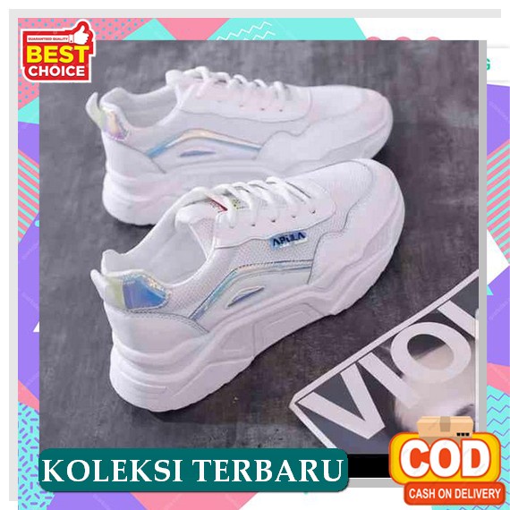 Max - Sepatu Canvas Wanita Casual Import - Snk6047 - Blue, 39 Sepatu Snekaer Wanita For You Sintetis