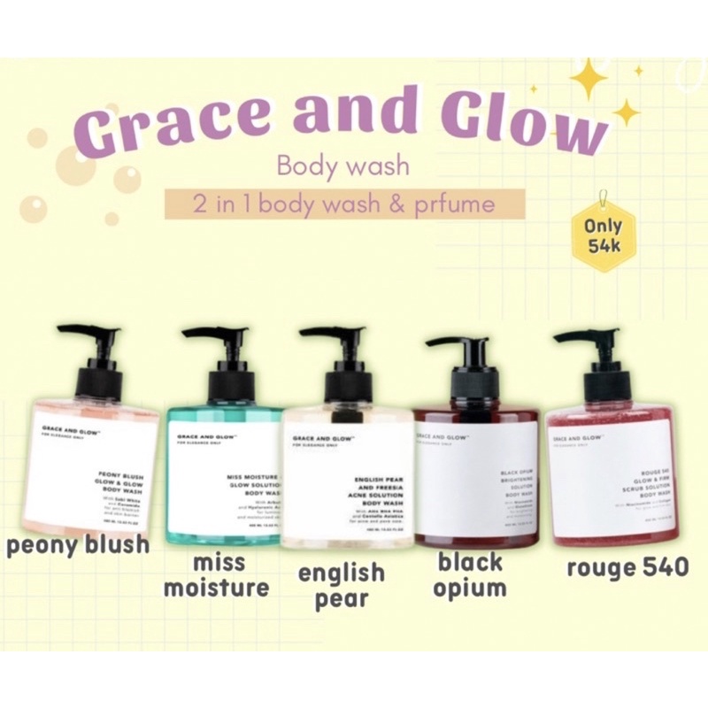 GRACE & GLOW BODY WASH