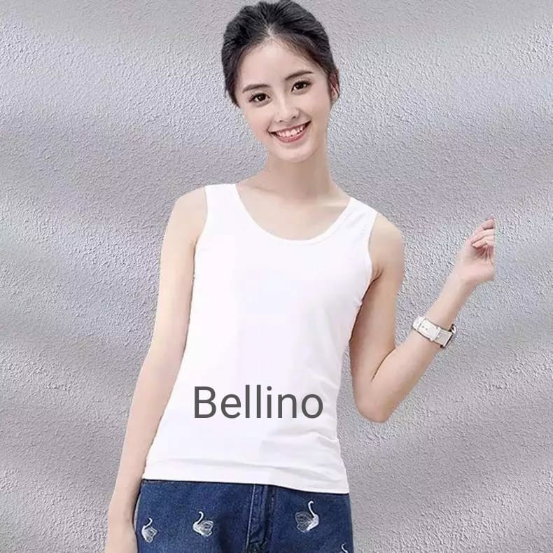 3pcs Singlet Wanita Adem Dalaman Kaos Remaja Sekolah SMP SMA Tanktop Pelajar Tangtop Kuliah Tali Lebar Bahan Super Adem Sejuk