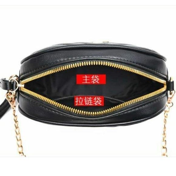 BJ268501 - BLACK/BROWN/DARKBLUE/RED/WHITE - TAS SLEMPANG KECIL CG IMPORT TERMURAH JAKARTA JT68501