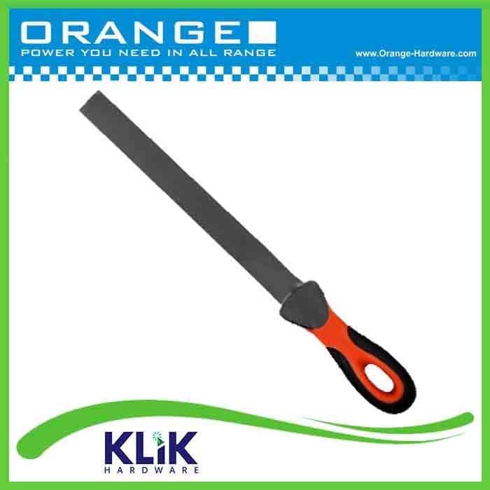 Orange Kikir Besi Flat Plat 6 Inch 150 mm - Bastard Flat Files