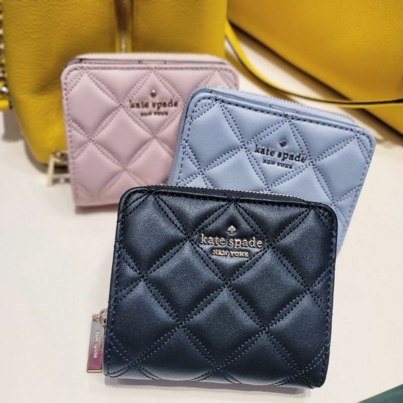 KATE SPADE NATALIA MINI BIFOLD WALLET COLOURS/ DOMPET KATE SPADE ORIGINAL