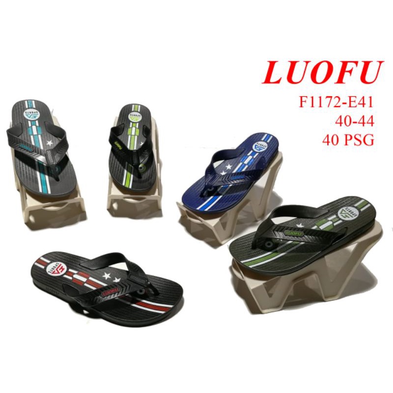 New Sandal Luofu Jepit Luofu Sandal Cowok Luofu Bahan Karet Premium Terbaru