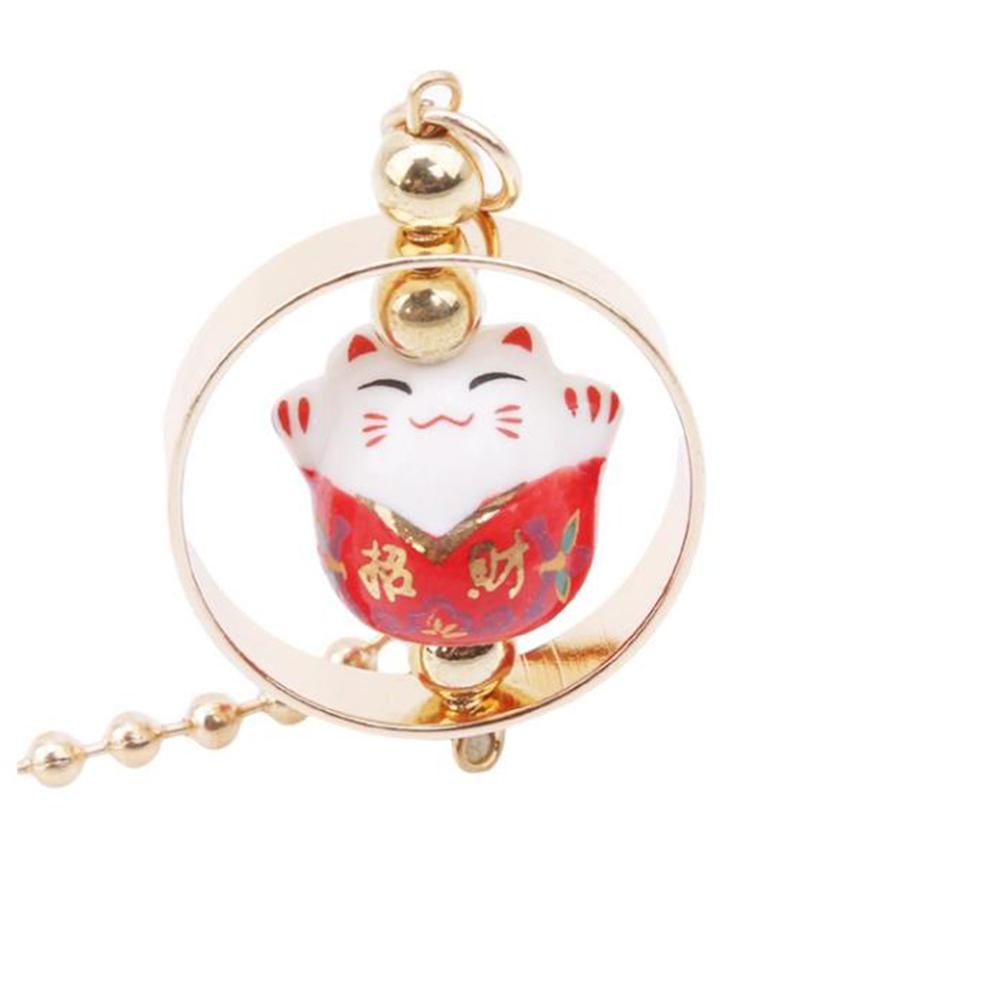 Hadiah Liontin Mobil Agustina Suspensi Lucky Cat Aksesoris Interior Mobil