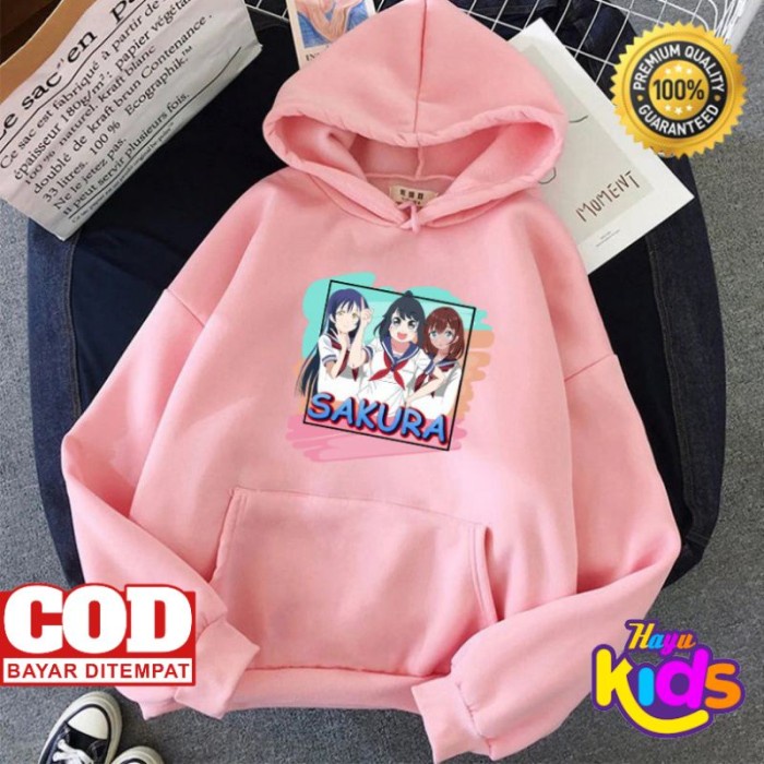 Jaket Hoodie Anak Gamers / Hoodie Anak Sakura School Simulator 014 -Muakcloth
