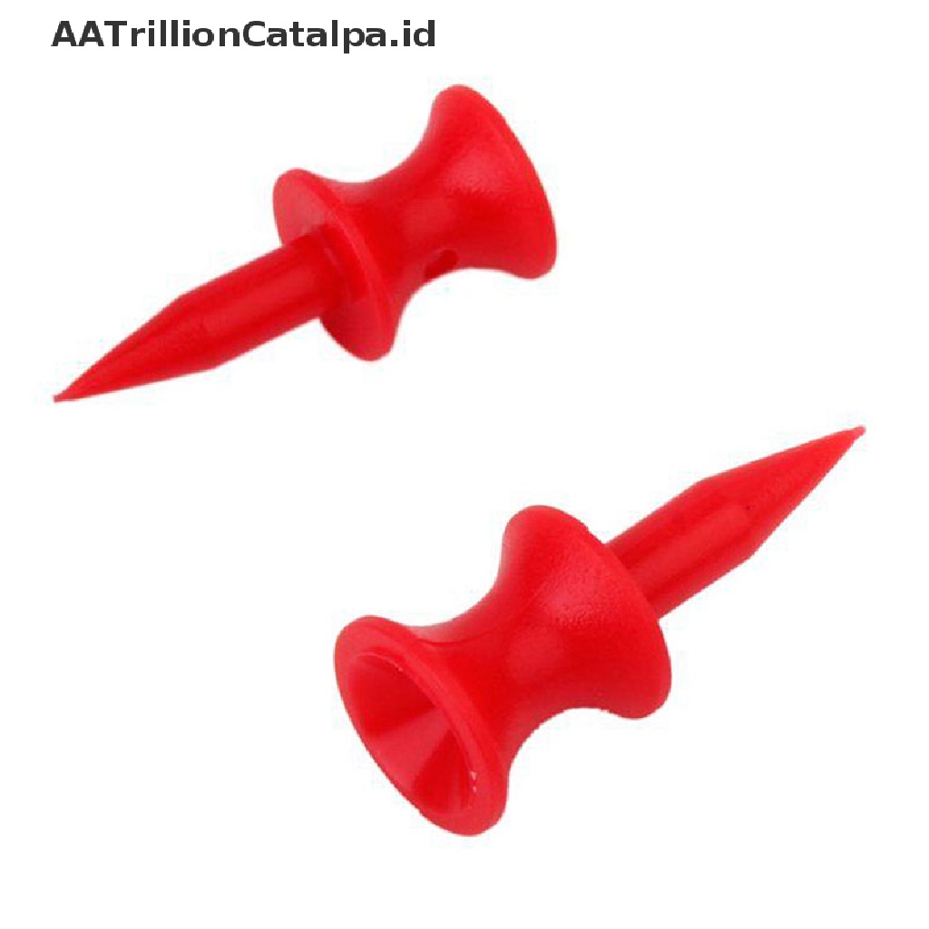 Aatrillioncatalpa 100Pcs Tee Bola Golf 31mm 1.2 &quot;Bahan Plastik Golfer