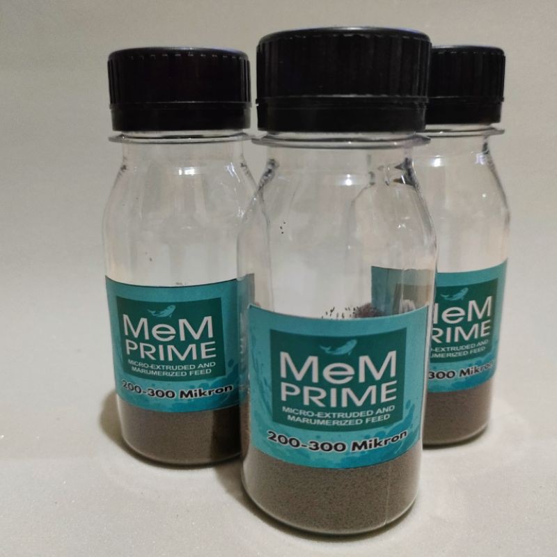 Pelet MeM 200-300 mikron 20 gram/guppy/cupang/neon/tetra