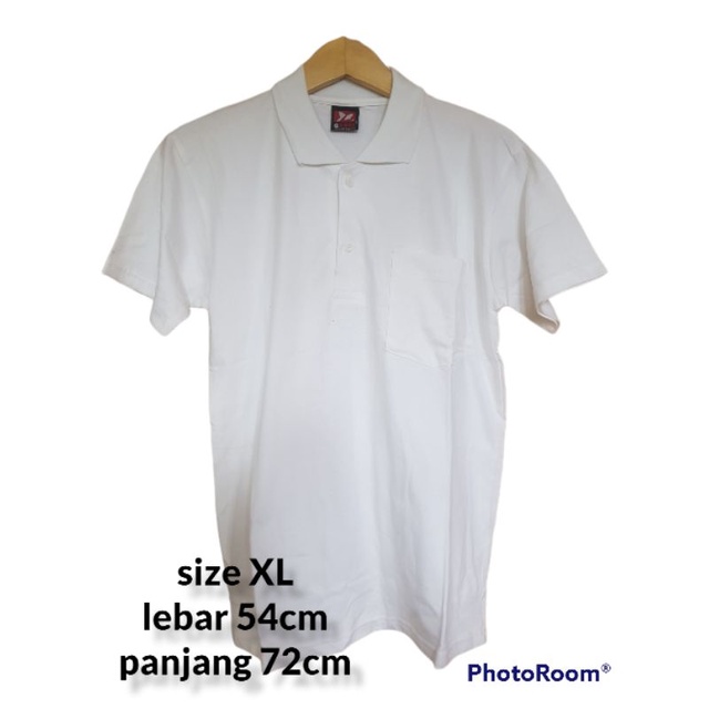 [af house] baju polos kaos gaggi kerah lengan pendek XL XXL XXXL