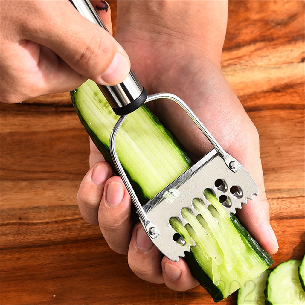 [HOUSE2020]Vegetable Peeler Potato Carrot Cucumber Stainless Steel Slicer Fruit Grater Kitchen Gadget