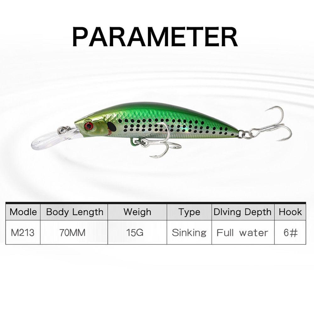 Suyo Umpan Pancing Crankbait Bentuk Ikan Kecil 16.6g 8.7cm