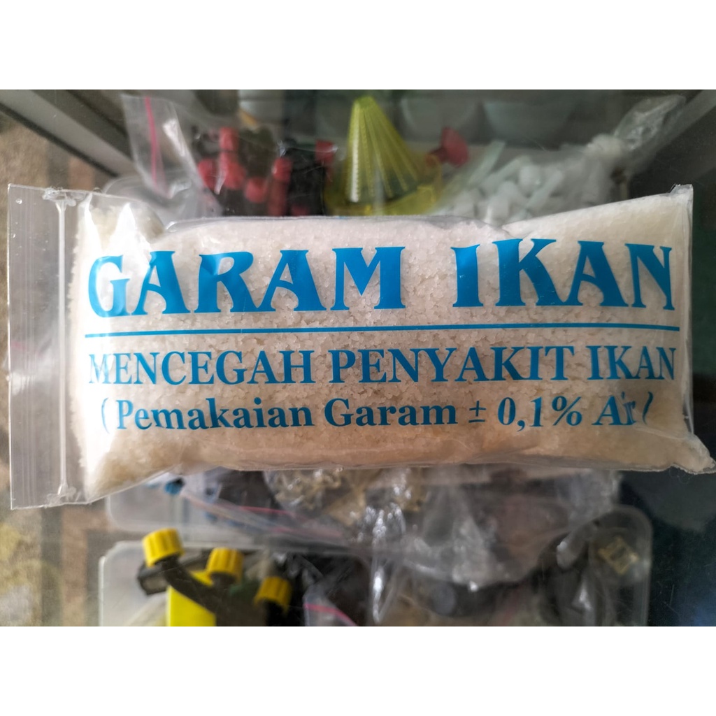 

Garam Ikan Bening Putih 500 gram 500gr (berat bersih)