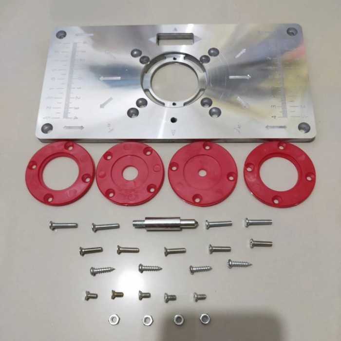 Router Plate - Insert Plate Router Table - Meja Router - Meja Trimmer