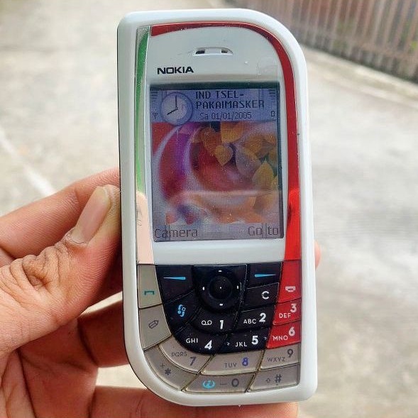 (TERJUAL)  NOKIA 7610 BLACK NORMAL HP JADUL BEKAS KETUPAT KLASIK KAMERA HANDPHONE NOSTALGIA