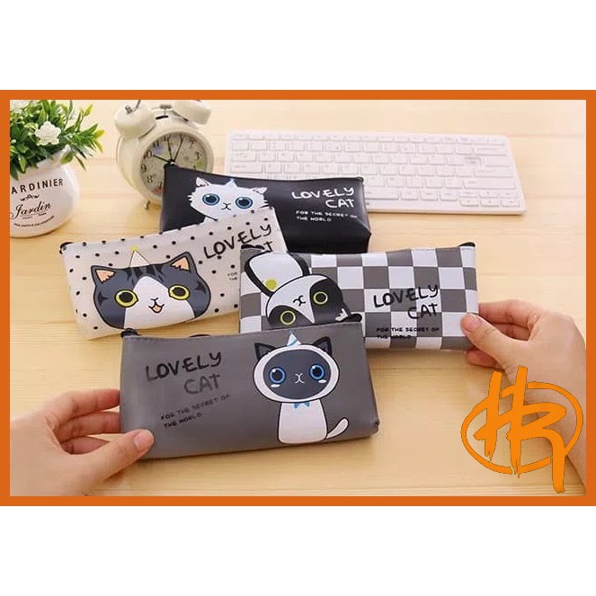 

tempat pensil lucu cute cat / tempat pensil / kotak pensil / tempat kosmetik / stationery / pensil