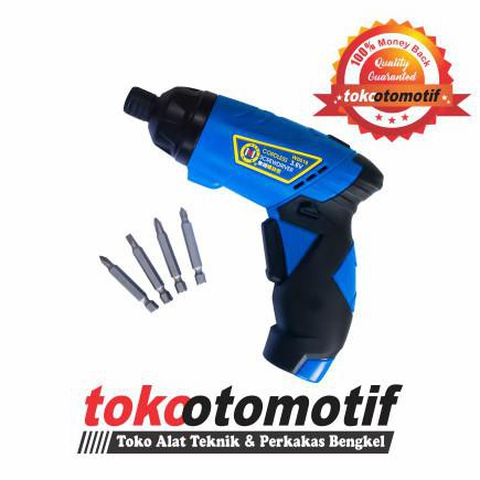 Cordless Screwdriver 3.6 V C-Mart ( Top Quality ) Mesin Obeng Battery Popular Brand