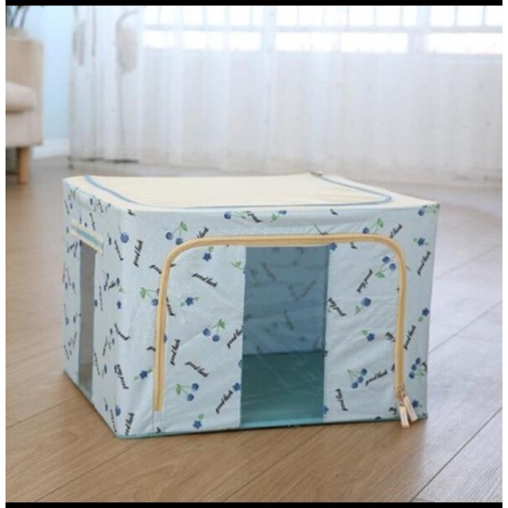 Storage Box Besar 66 L Tempat Peyimpanan Pakaian Mainan BedCover Tebal